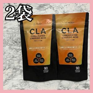 2袋 1回で牛乳約4.8Kg分 CLA サプリ 共役リノール酸 約1ヶ月分