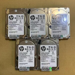 600GB 10K SAS EG0600FCVBK 2.5インチ HDD 5個セット 動作未確認