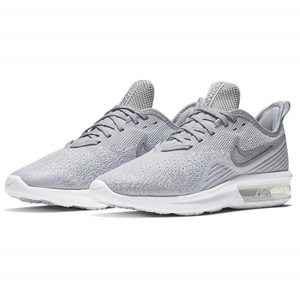 ☆NIKE WMNS AIR MAX SEQUENT 4 灰/白 27.5cm ナイキ ウィメンズ エア マックス シークエント4 AO4486-100