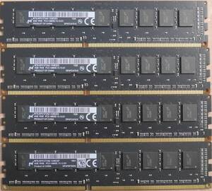 4枚組 Apple MacPro Late2013 DDR3 ECC 14900 4GB 動作確認済(合計16GB)/純正品