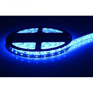 LEDテープライト ブルー 青 24V 5M 5050SMD 白ベース 300連 防水 切断可 両面テープ付 正面発光 LEDテープ DD37