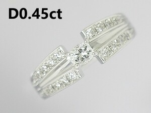 音羽屋■ ポーラ POLA ダイヤモンド/0.45ct Pt900 プラチナ デザイン リング 13.5号 仕上済