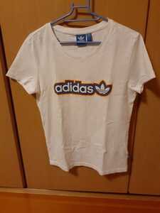 【中古品】adidas製　Tシャツ　白色　