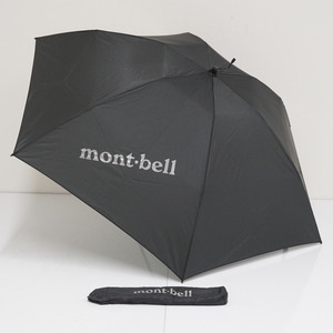 折りたたみ傘 mont-bell モンベル USED美品 トラベルアンブレラ50 アウトドア ダークグレー ブラック 男女兼用 DGY 50cm FS8770