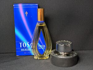 X439 【香水2点 BVLGARI/ブルガリ ブラック オードトワレ 40ml 残量3割程度 TOSCA/トスカ 50ml】/60