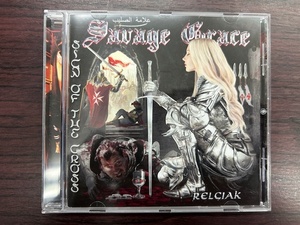 美品★SAVAGE GRACE/サヴェージ・グレイス★SIGN OF THE CROSS★MSGJudasPriestMetallicaMOTLEYCRUEDIOMegadethIRONMAIDEN