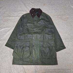 90s　 デッドストック 40　オリジナル 　Barbour バブアー northumbria ノーザンブリア 　ヴィンテージ　セージ　緑 コート