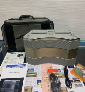 BOSE AW-1D 美品｜希少な高級モデル・完全動作品・Bluetooth追加可能！整備品 専用バッグ付き ボーズ ラジオ　CDラジカセ 