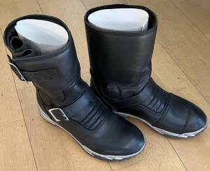 1円スタート！【試着のみ】定価38,000円 本革ブーツ Mサイズ 56design Leather Riding Boots ブラック 中野真矢