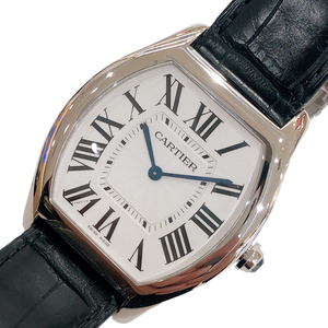 カルティエ Cartier トーチュLM WGTO0003 ホワイト K18WG 腕時計 レディース 中古