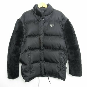 プラダ Re-nylon ダウンジャケット ブランドオフ PRADA ナイロン ダウンジャケット ナイロン 中古 レディース