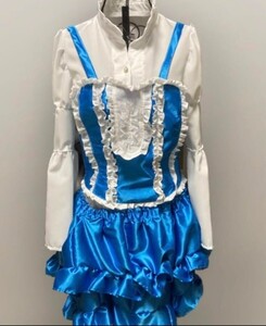 サテン　アイドル　ロリータ　メイド　 コスプレ衣装　