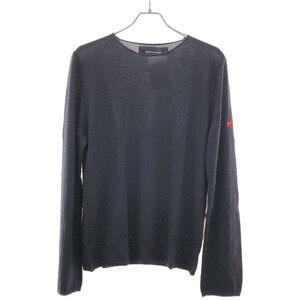 COMME des GARCONS コムデギャルソン 14AW ハートワッペン カシミヤニットセーター ネイビー S KZ-N306 ITOM1QL2WY70