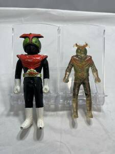 ポピー 仮面ライダー ストロンガーフィギュア ソフビ 2点セットです。