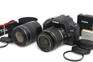 訳有品｜キヤノン EOS Kiss X3 ダブルズームキット CA01-A7765-2C3-ψ Canon デジタル一眼レフカメラ EFマウント APS-C 中古