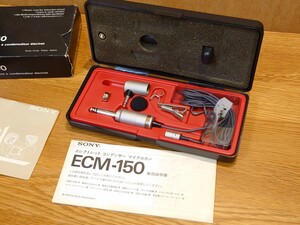 SONY ECM-150 electlet condenser microphone エレクトレット コンデンサ マイクロホン ソニー