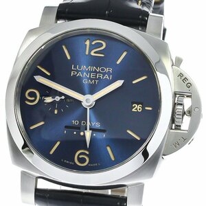 パネライ PANERAI PAM00986 ルミノール 1950 10デイズ GMT 自動巻き メンズ 良品 箱・保証書付き_771741