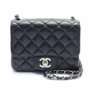 シャネル ミニマトラッセ ブランドオフ CHANEL キャビアスキン(グレインドカーフ) ショルダーバッグ キャビアスキン 中古 レディース