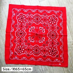 Bandanna ヴィンテージウォッシュ 未使用 約65×65cm