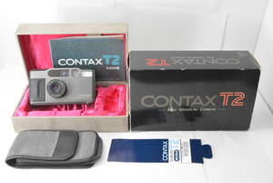 箱付き★極上美品★コンタックス CONTAX T2 ブラック 現状