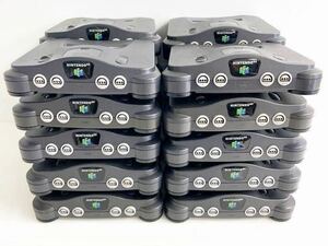 20台　Nintendo64　NUS-001 (JPN)　本体　ニンテンドウ64　任天堂64　ブラック　ニンテンドー64　N64　ロクヨン　大量　まとめて　セット