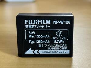 FUJIFILM 富士フィルム　純正バッテリー　NP-W126　＃1401