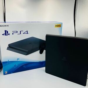 動作確認済み PlayStation4 本体 CUH-2100A 500GB ジェット・ブラック ソニー SONY PS4 動作品 箱付き