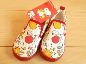 新品SNOOPY*子供用15cmスリッポン*未使用スヌーピー*送料無料キッズ*男児女児