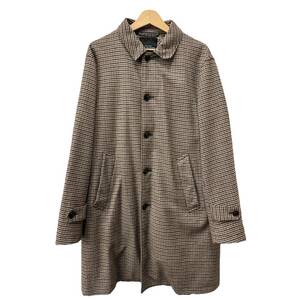 UNITED ARROWS green label relaxing/3225-199-2695／ユナイテッドアローズ/シンダウンフラノステンカラーコート/ライナー付き/チェック