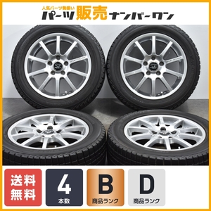 【程度良好品】スポーツテクニック 16in 6.5J +47 PCD112 ヨコハマ アイスガード iG30 205/55R16 アウディA3 VW ゴルフ パサート 送料無料