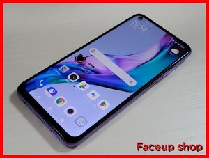 　★【48720WM】 完動品 SoftBank A001XM Xiaomi Redmi Note 9T デイブレイクパープル 64GB 1円 ! 1スタ !