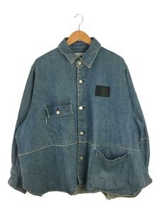 JieDa◆DENIM OVER SHIRTS/長袖シャツ/1/デニム/インディゴ