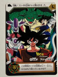 ドラゴンボールZ カードダス 本弾 第24弾 C4a 孫悟空 孫悟飯 フリーザ ポルンガ 神龍 1995年 当時物 DRAGON BALL バンダイ BANDAI