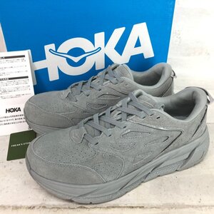 HOKA ホカ 箱有 ONE ONE オネオネ クリフトン エル スエード スニーカー SIZE: 27cm グレー MH632024091303