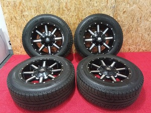 【直接引取限定】MAYHEM メイヒム 18×9J OFF18 PCD139.7 6H マルチ ミシュラン LATITUDE X-ICE 265/60R18 売切!!