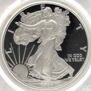 『最高鑑定』2008年 W アメリカ 1ドル 銀貨 PCGS PR70 DCAM シルバーイーグル[FS060514]