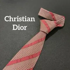 ストライプ柄【Christian Dior】ブランドネクタイディオールcd800