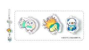 非売品　ポケットモンスターアルセウス　早期予約購入特典 アクリル3連キーホルダー モクロー ミジュマル ヒノアラシ　Pokemon ポケモン