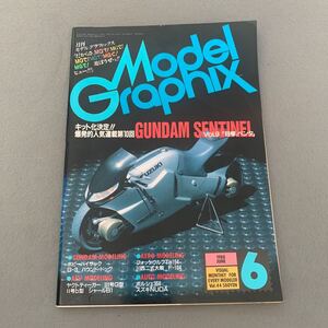 月刊モデルグラフィックス★1988年6月号★vol.44★ガンダム センチネル 掲載号★戦闘機★模型★プラモデル★ホビー★ポルシェ★SUZUKI