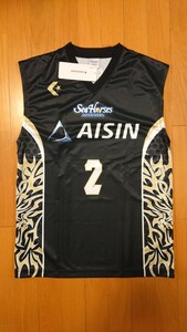 未使用品 タグ付き AISIN 岡田侑大 ユニフォーム バスケットボール シーホース三河 Bリーグ B.LEAGUE