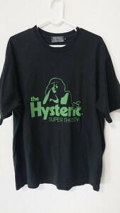 ヒステリックグラマー　HYSTERIC GLAMOUR　 Tシャツ　黒　ブラック　サイズＬ　送料無料