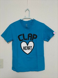 clap Tシャツ　ブルー