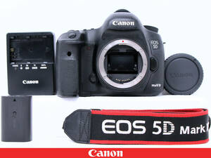 ◆良品◆Canon キャノン EOS 5D MarkⅢ ボディ◆シャッターユニット交換済み◆Mark3 マーク３ フルサイズデジタル一眼レフカメラ