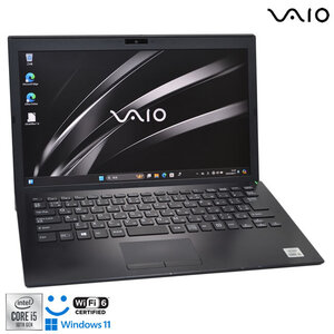 フルHD Wi-Fi6 顔認証 第10世代 Core i5 1035G1 VAIO Pro PG VJPG13C11N M.2SSD256G メモリ8G Webカメラ USBType-C Windows11