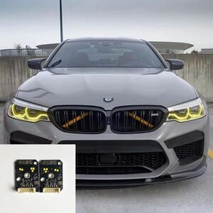 LEDヘッドライトモジュール,2019 BMW1シリーズg30 g31 f90 m5,ゴールドライト,7214939 7214940