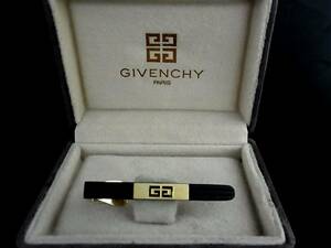 ■新品N■№1252 【GIVENCHY 】ジバンシイ【ゴールド・ブラック】■ネクタイピン タイピン ♪