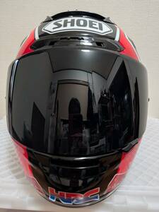 SHOEI X-TWELVE MARQUEZ 57-58㎝/Mサイズ フルフェイス ヘルメット スモークシールド付 X-12 マルケス