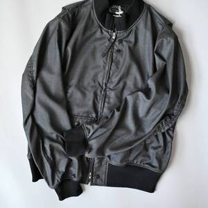 【未使用 ENGINIEERED GARMENTS Tankers Jacket ウォーブンウールシェル チャコールグレー 表記M USA製】ミリタリータンカースジャケット 