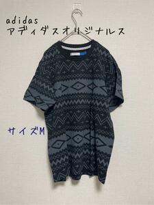 adidas アディダスオリジナルス　ネイティブ柄　Tシャツ　M