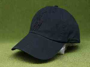 新品並行正規 ラルフローレン Ralph Lauren Big Pony No 3 Cap ビッグポニー ブラック 黒 BLACKOUT 刺繍同色 キャップ 帽子 WASHED 管no3G